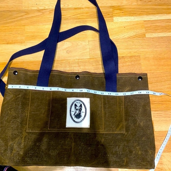 Tilden Reed one of a kind handmade men’s solid denim bag w/straps. NWOT 👖👜 - Picture 10 of 12